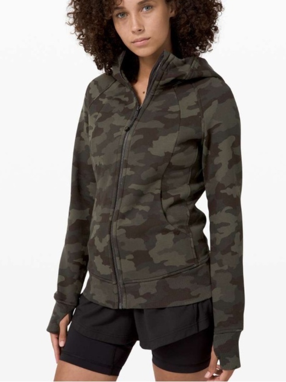 Lululemon Scuba Hoodie *Light Cotton FleeceHeritage 365 Camo Dark Olive Multi 8